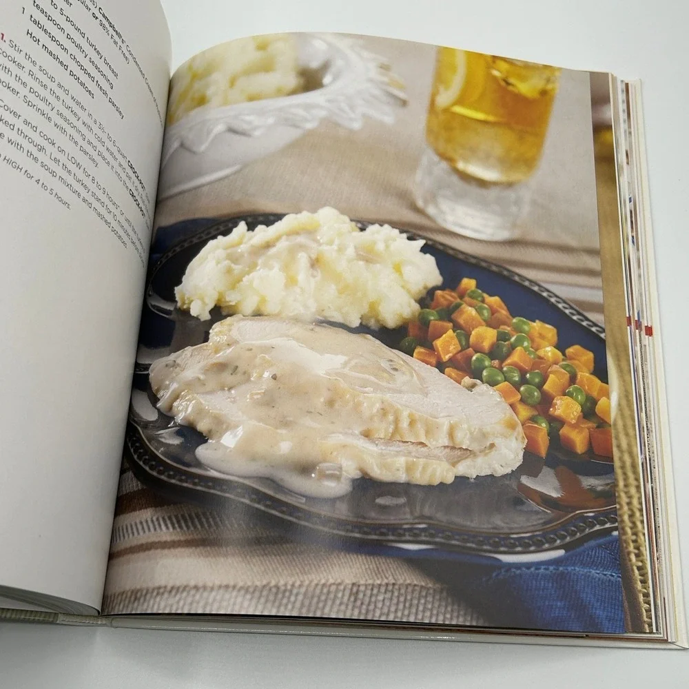 Crock-Pot Campbell's Slow Cooker Recipes Hardcover Cookbook 150+ Recipes Comfort